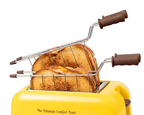 41LaQvmZI5L - Nostalgia TCS2 Grilled Cheese Toaster with Easy-Clean Toaster Baskets and Adjustable Toasting Dial