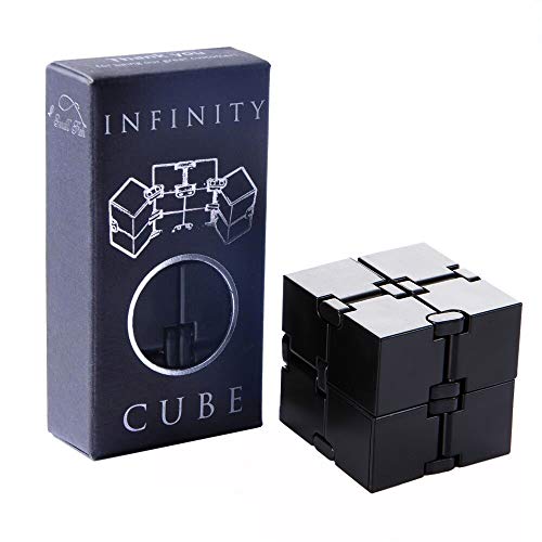 41fsMxk8apL - Infinity Cube Fidget Toy, Sensory Tool EDC Fidgeting Game for Kids and Adults, Cool Mini Gadget Best for Stress and Anxiety Relief and Kill Time, Unique Idea that is Light on the Fingers and Hands