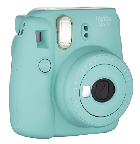 41iAyPISyaL - Fujifilm Instax Mini 8+ (Mint) Instant Film Camera + Self Shot Mirror for Selfie Use - International Version (No Warranty)