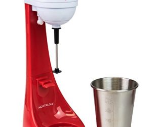 41nsXfsADBL 300x250 - Nostalgia MLKS100COKE Two-Speed Electric Coca-Cola Limited Edition Milkshake Maker and Drink Mixer, Includes 16-Ounce Stainless Steel Mixing Cup & Rod-Red, 16 oz